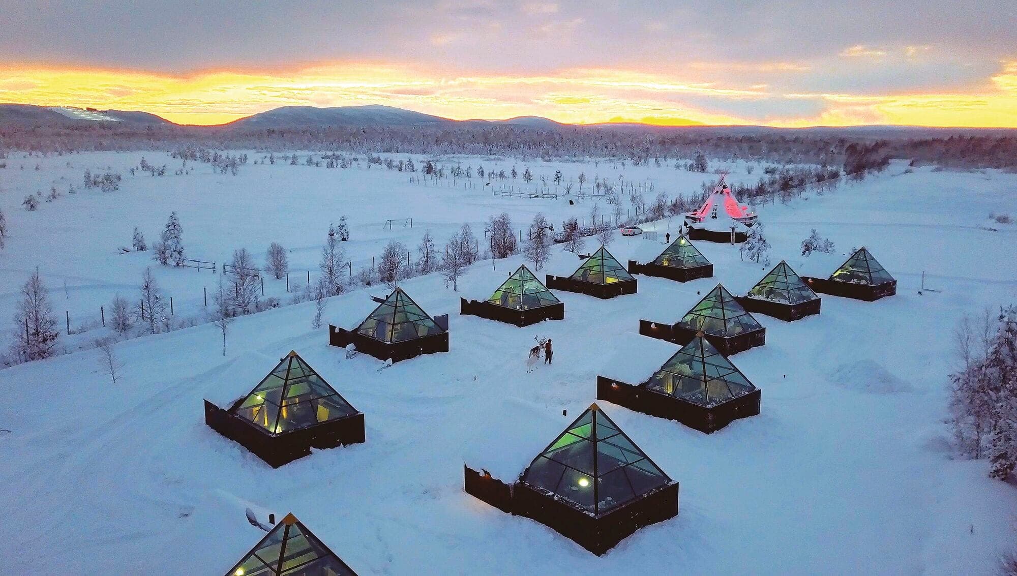 Aurora Pyramids
