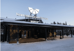 Follow the Northern Lights to find Father Christmas- Pyha